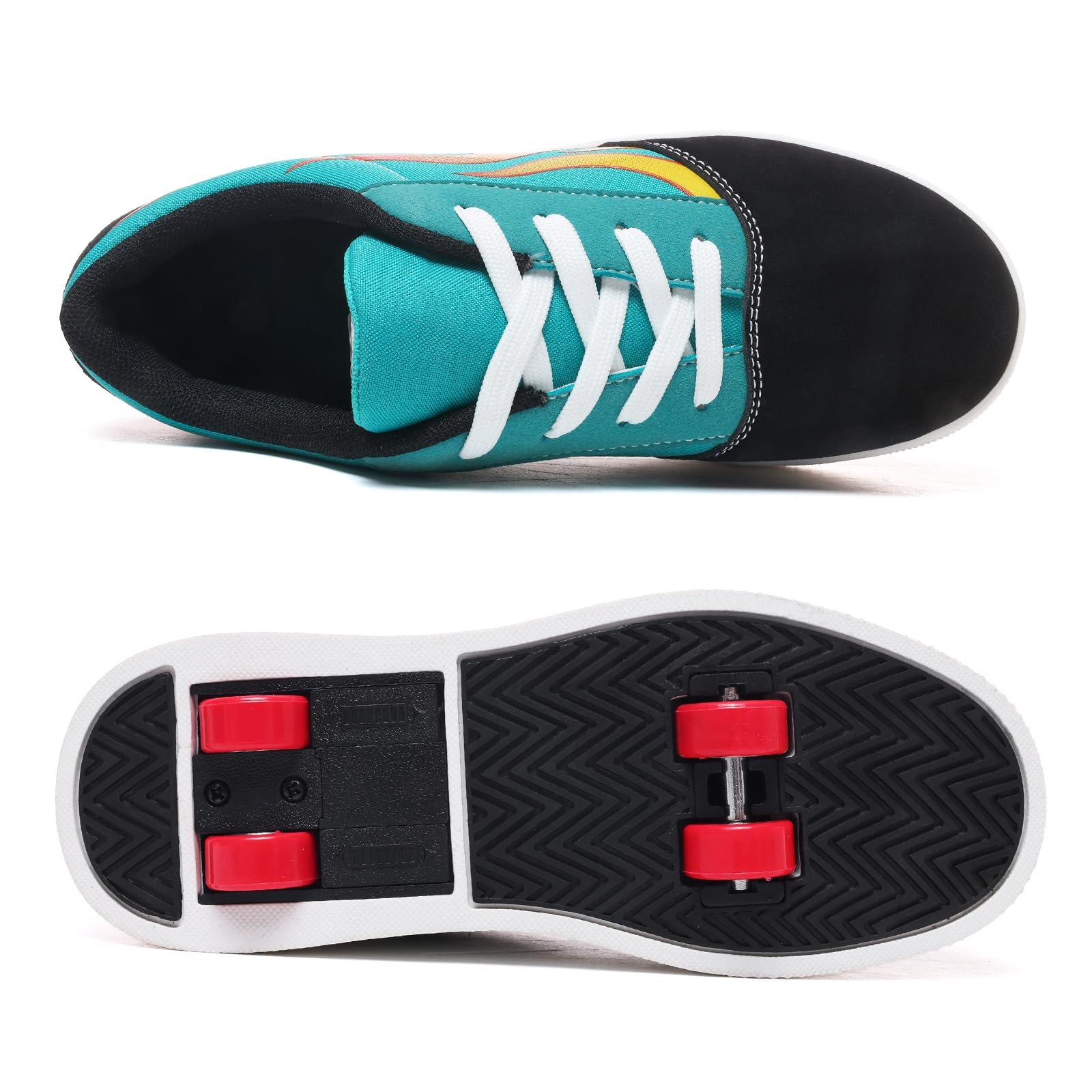 Кроссовки на колесиках и девочек Съемные 4 колесика Роликовые кроссовки Детские, фото №2