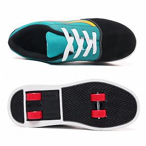 Кроссовки на колесиках и девочек Съемные 4 колесика Роликовые кроссовки Детские synthetic.ua - Фото 1