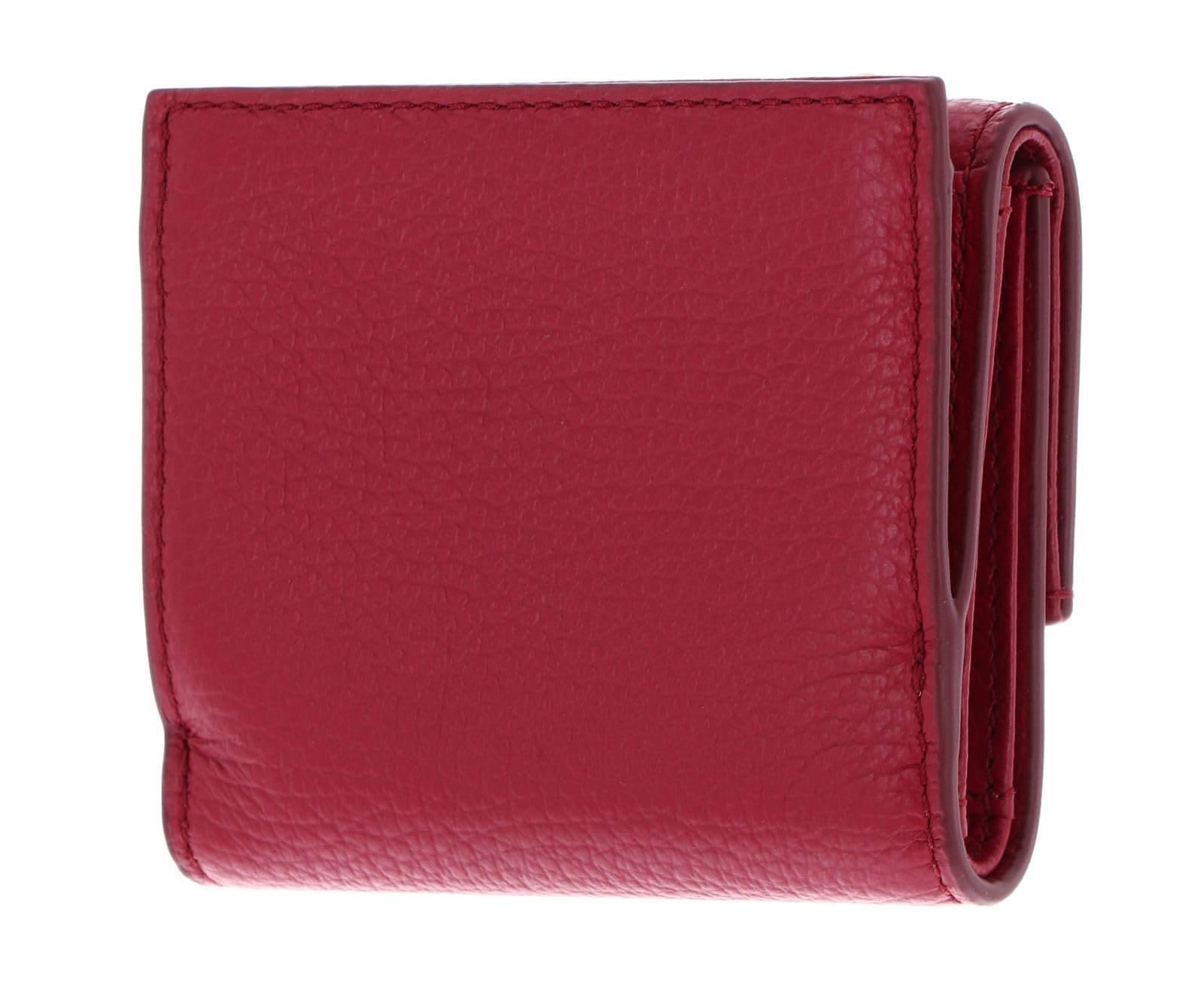 Кошелек Coccinelle Metallic Soft Кожа Grained Sangria, Sangria, фото №5