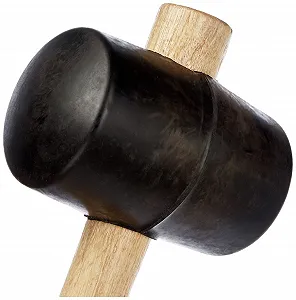 Киянка из твердой резины Brüder Mannesmann M 709 - 065 65 мм 1 шт. synthetic.ua - Фото 1