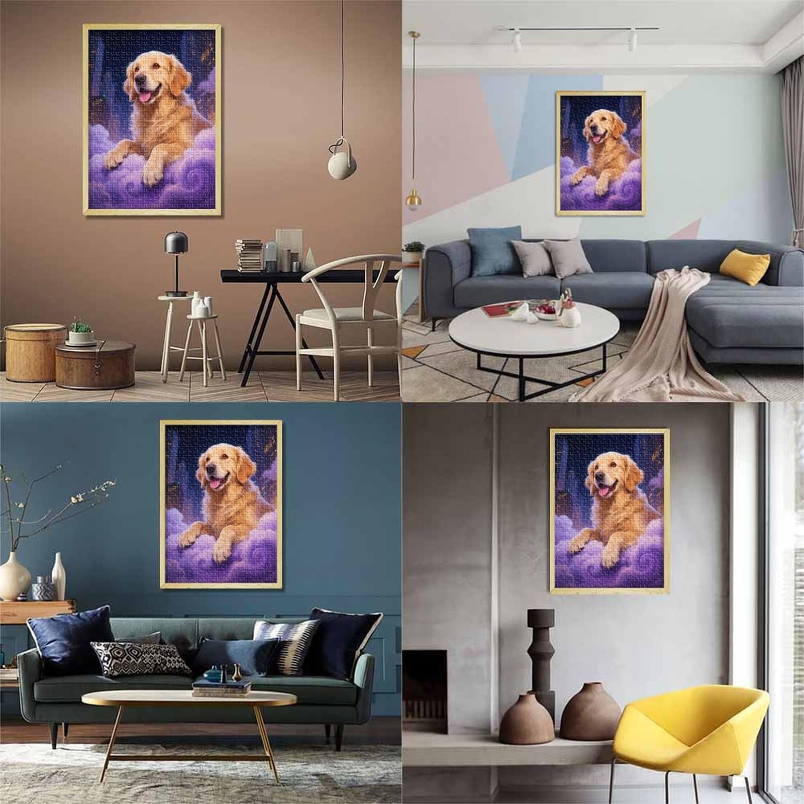 Пазлы Голден-ретривер 1000 элементов картон 38 x 26 см, фото №3