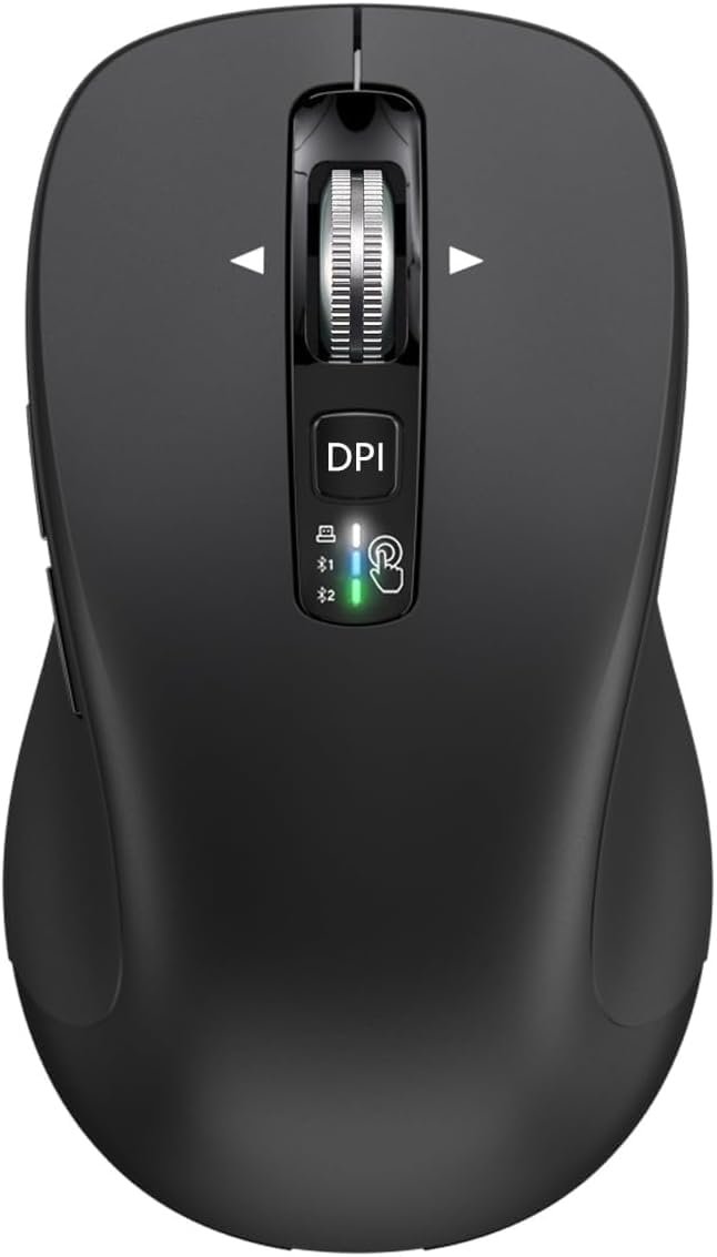 Мышь Беспроводная CITLLA Многофункциональная Bluetooth 4 регулируемых DPI Бесшумная Эргономичная Для Windows Черная, фото №1