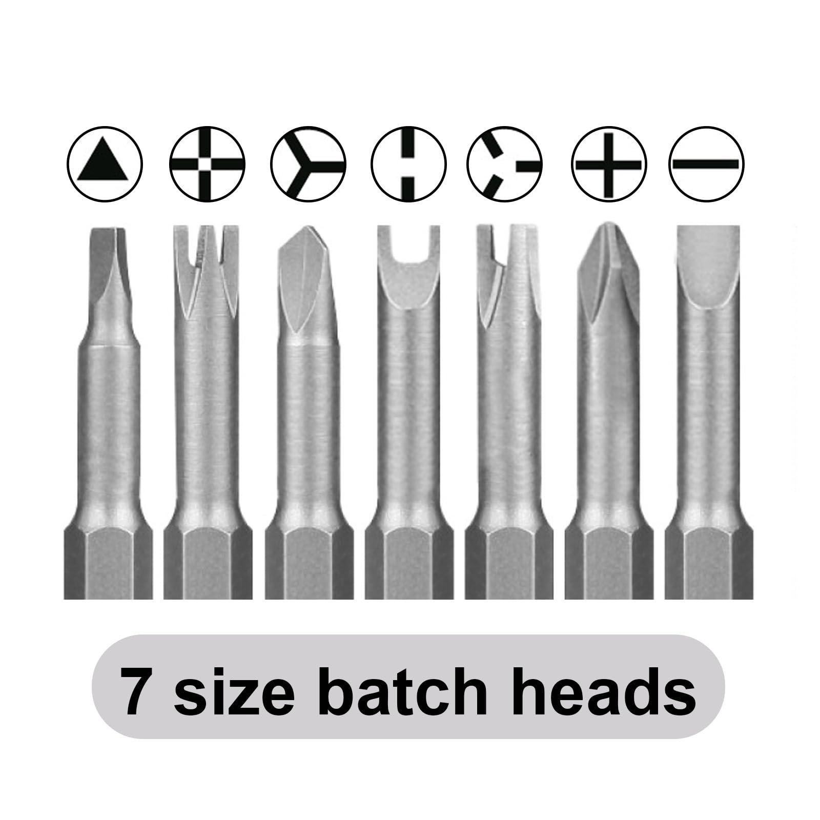 Набір викруток Bamyli 7 частин спеціальної форми, 50 мм спеціальний набір насадок, фото №3 Набір викруток Bamyli 7 частин спеціальної форми, 50 мм спеціальний набір насадок, фото №3