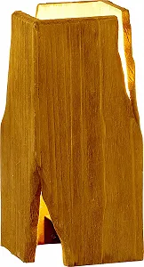 Настільна лампа Licht-Erlebnisse Cuxheim Scandinavian Wood 25 см E27 Натуральний - Фото 1