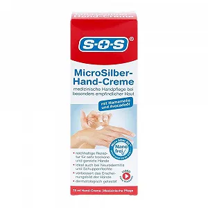 Крем для рук SOS Micro Silver 75 мл synthetic.ua - Фото 1