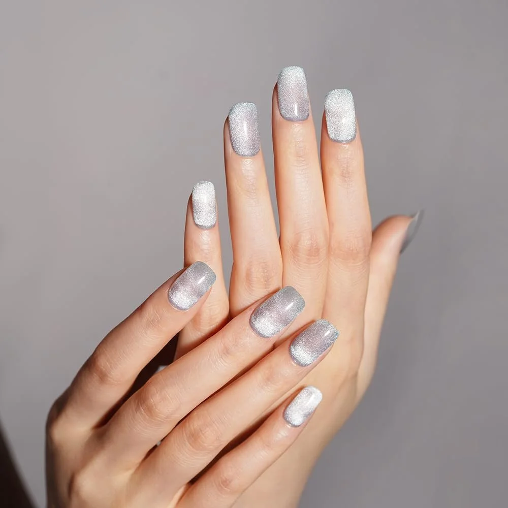 Гель-лак DANNI & TONI Cat Eye Блакитний, фото №4