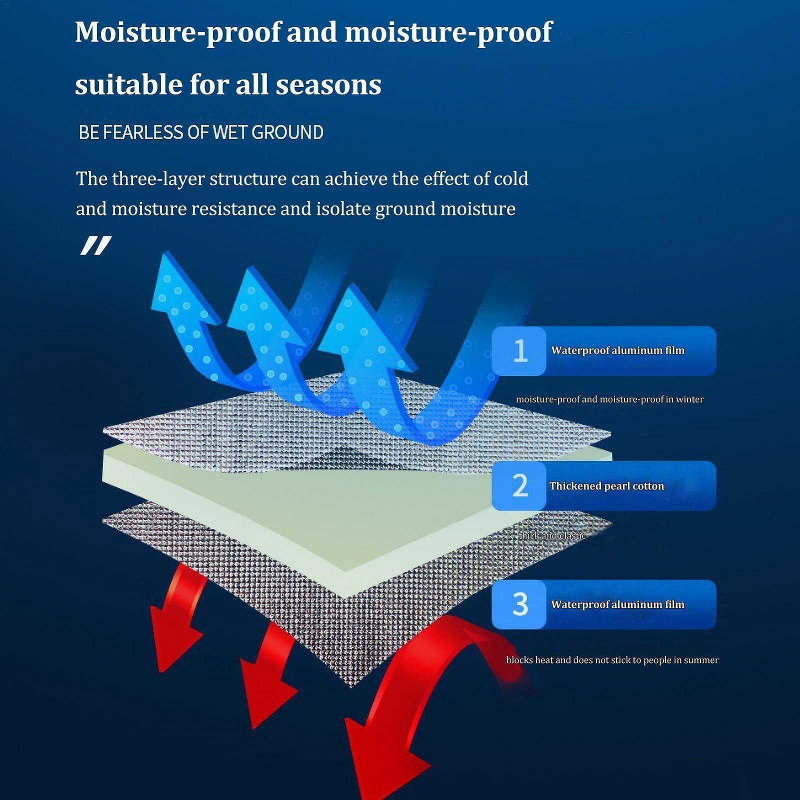 Килимок Camping Mat Фольгований 200 x 200 см Двосторонній, фото №5