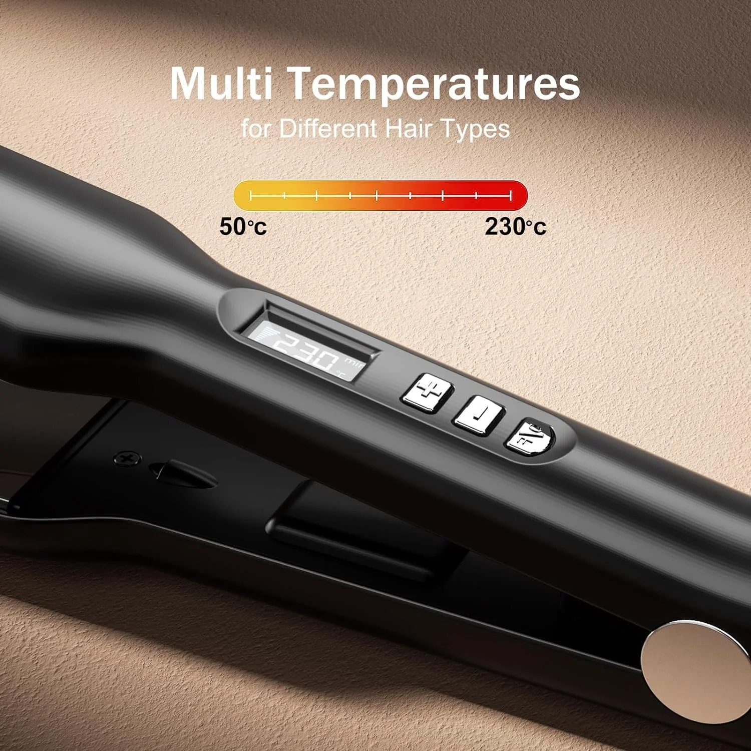 Выпрямитель для волос K&K 45 мм керамика титан ионизация 50-230°C MCH-нагрев, фото №5 Выпрямитель для волос K&K 45 мм керамика титан ионизация 50-230°C MCH-нагрев, фото №5