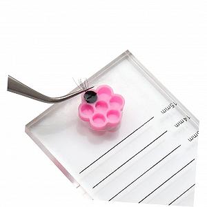 Держатель для клея для ресниц Angoily Набор 600 цветочных чашек synthetic.ua - Фото 1