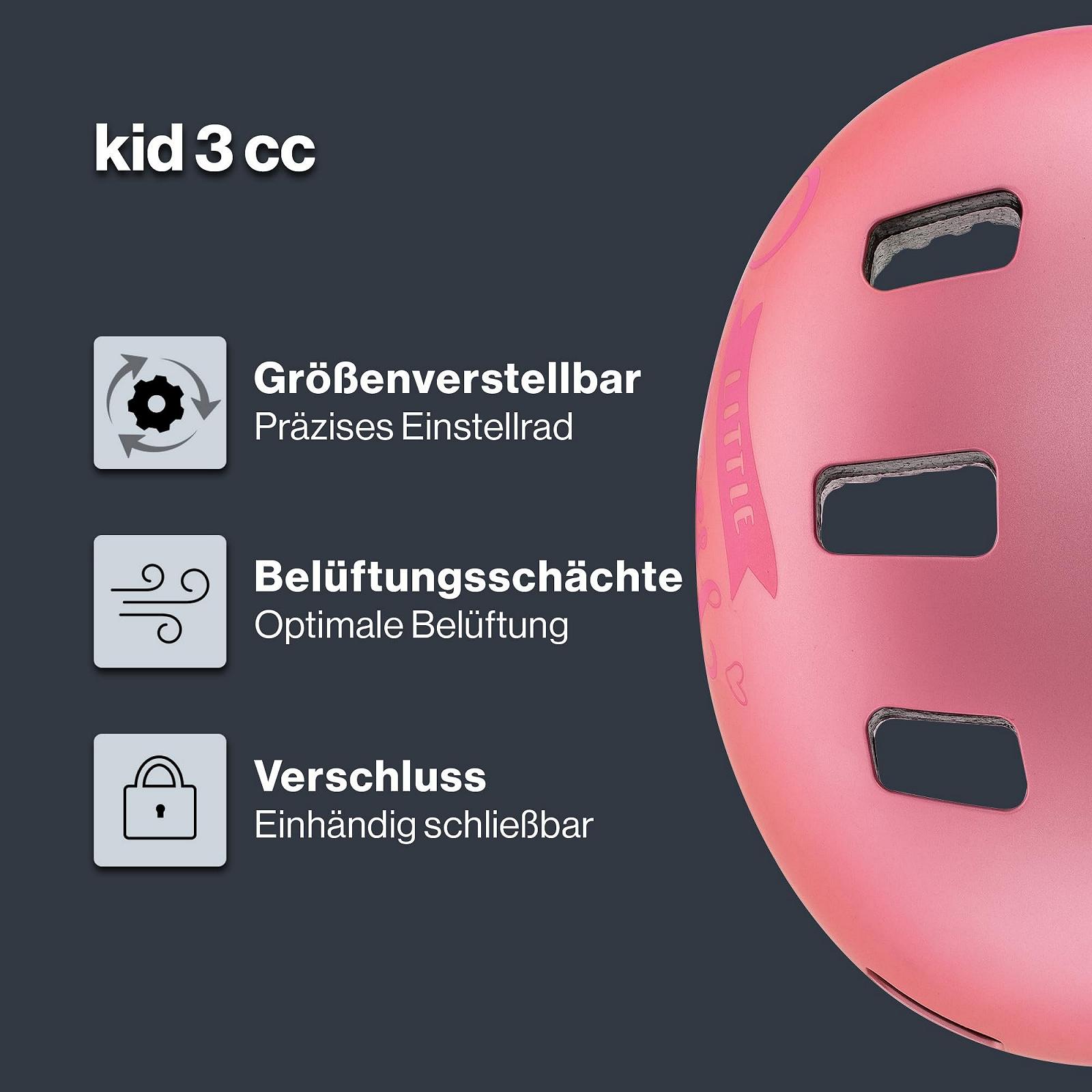Велосипедний шолом Uvex Kid 3 cc  Регульований розмір Оптимізована вентиляція, фото №2