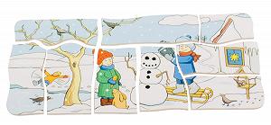 Многослойный пазл beleduc 4 Seasons 36 элементов synthetic.ua - Фото 1