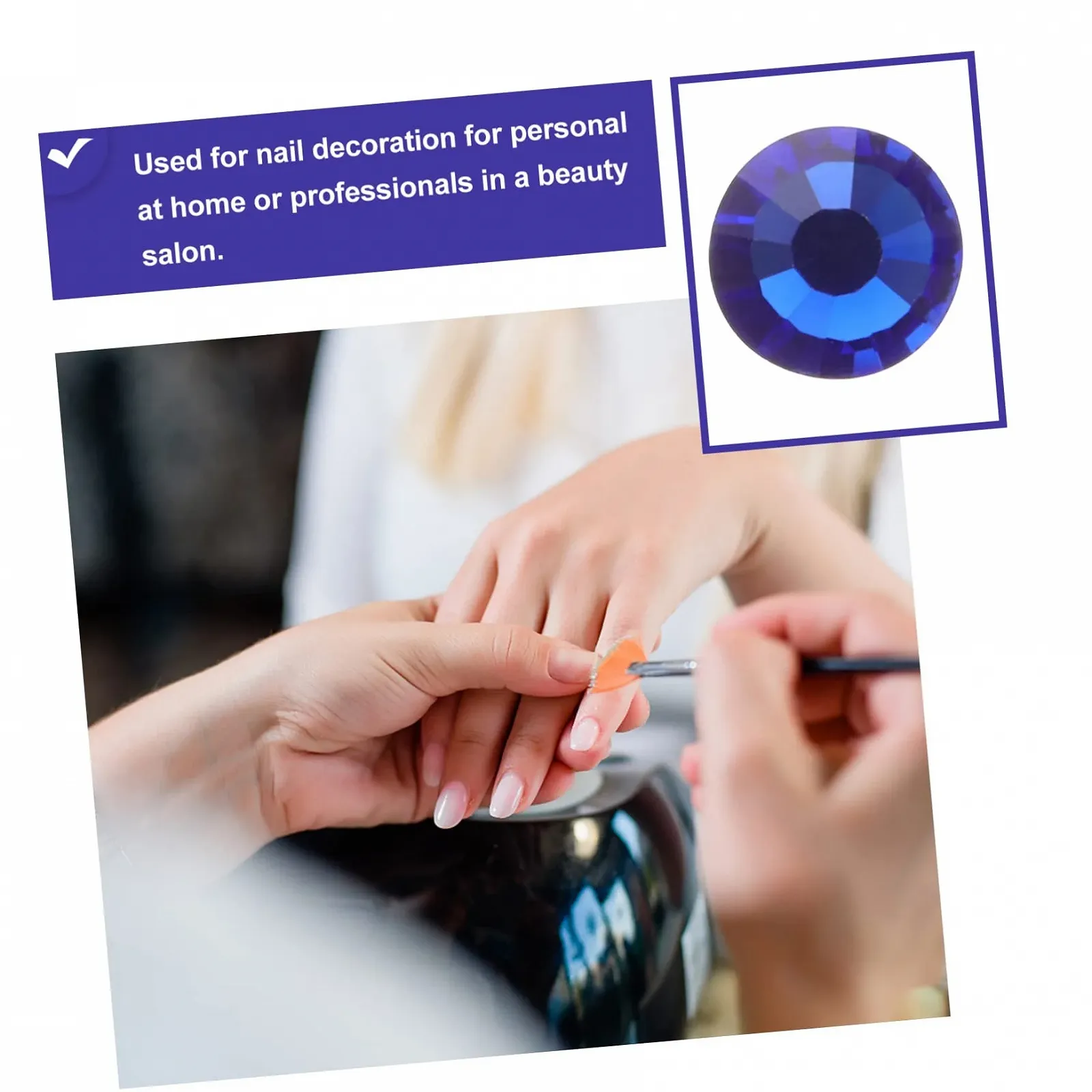 Стрази Healvian 4320 штук, манікюрний декор, прикраси аксесуари для макіяжу, аксесуари шарми прикраси дриль для наклейок на нігті, кришталеве скло, фото №5