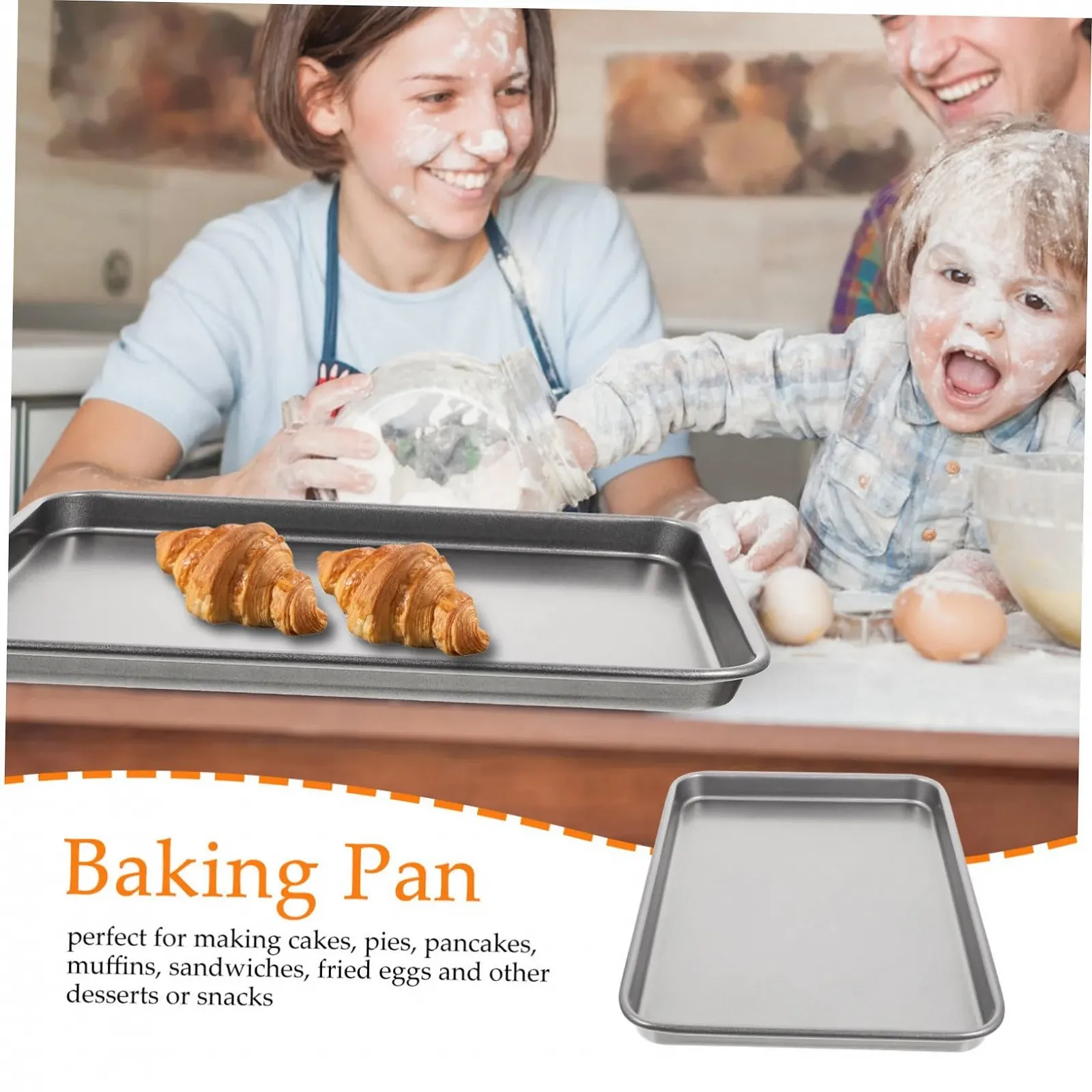 Деко VALICLUD Сталеве Антипригарне для піци та рулетів Середнє, фото №8