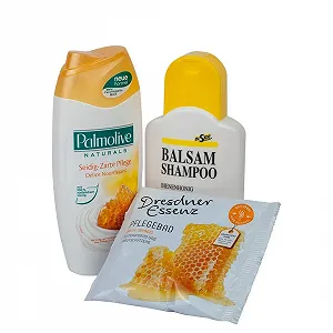 Набір Palmolive Мед Гель для душу, шампунь Бджілка Мед, ванна Мед та різне медове мило synthetic.ua - Фото 1