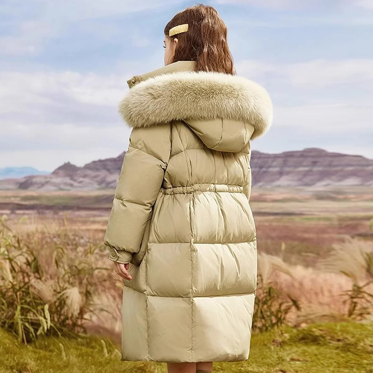 Зимова куртка Tilozs, середньої довжини, зимове пальто, фото №5