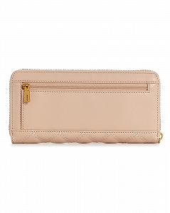 Кошелек GUESS Giully Large Zip Around Light Beige synthetic.ua - Фото 1