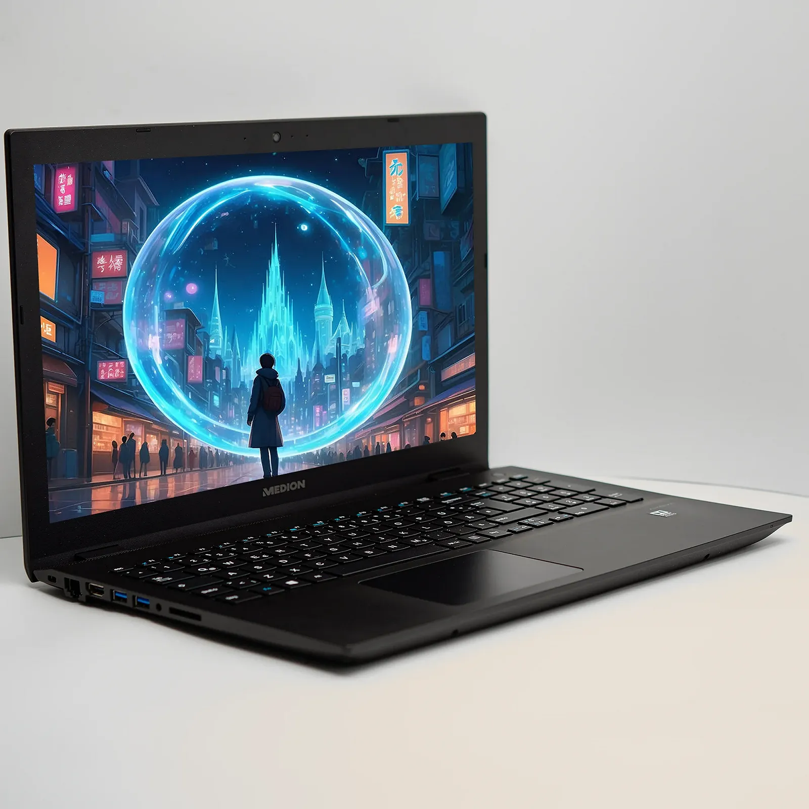 Ноутбук 15.6'' Medion (Lenovo Group) Akoya E6440 | Intel Core i5-8250U | IPS (1920x1080) FullHD | RAM 8 ГБ | SSD 128 ГБ + HDD 1 ТБ | Nvidia GeForce MX150 | Win10 (4951), фото №3