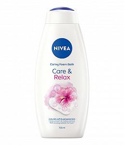 Гель для душа 2-в-1 NIVEA Care&Relax с экстрактом мальвы 750 мл - Фото 1