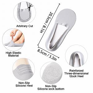 Носки TAGVO Invisible, 6 пар synthetic.ua - Фото 1