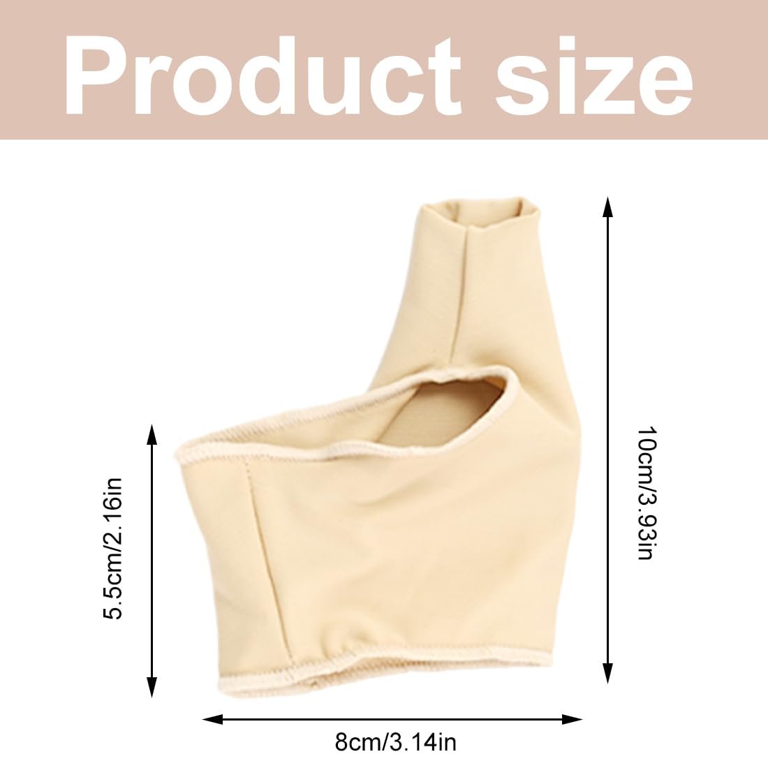 Пов'язка Hallux Valgus Комплект з 2 шт. Корекція і знеболення для чоловіків і жінок | М'який SEBS гель і дихаюча пов'язка, фото №2