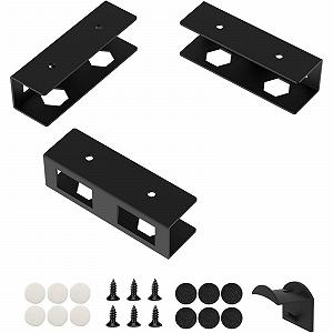 Держатель для ноутбука Robuste под стол с крепежным винтом, компактный кронштейн, полка для хранения ноутбука под столом для устройств - Фото 1