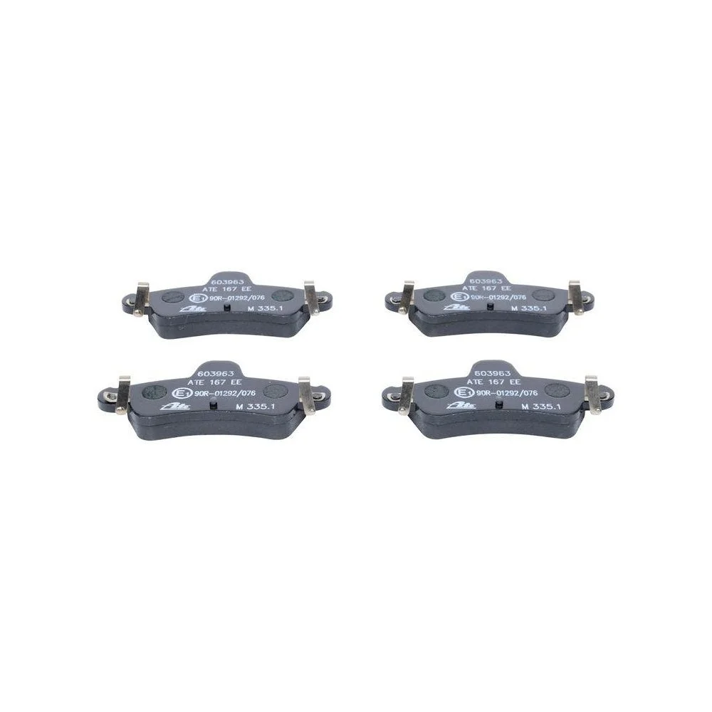 Комплект гальмівних колодок ATE 13.0460-3963.2 для FORD задня вісь, фото №1