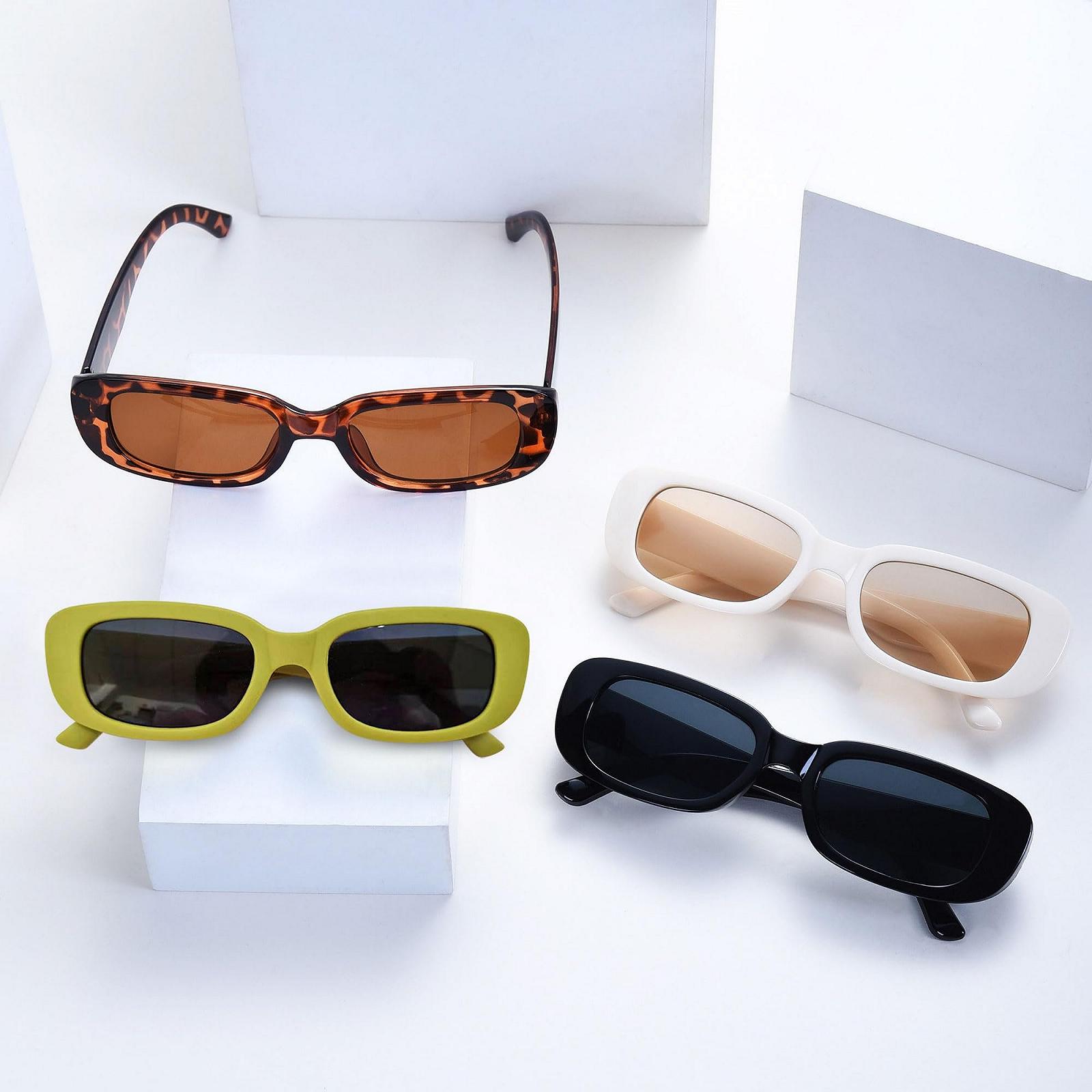 Сонцезахисні окуляри Dwenarry Прямокутні Вінтажні Вечірні 4 шт, фото №7