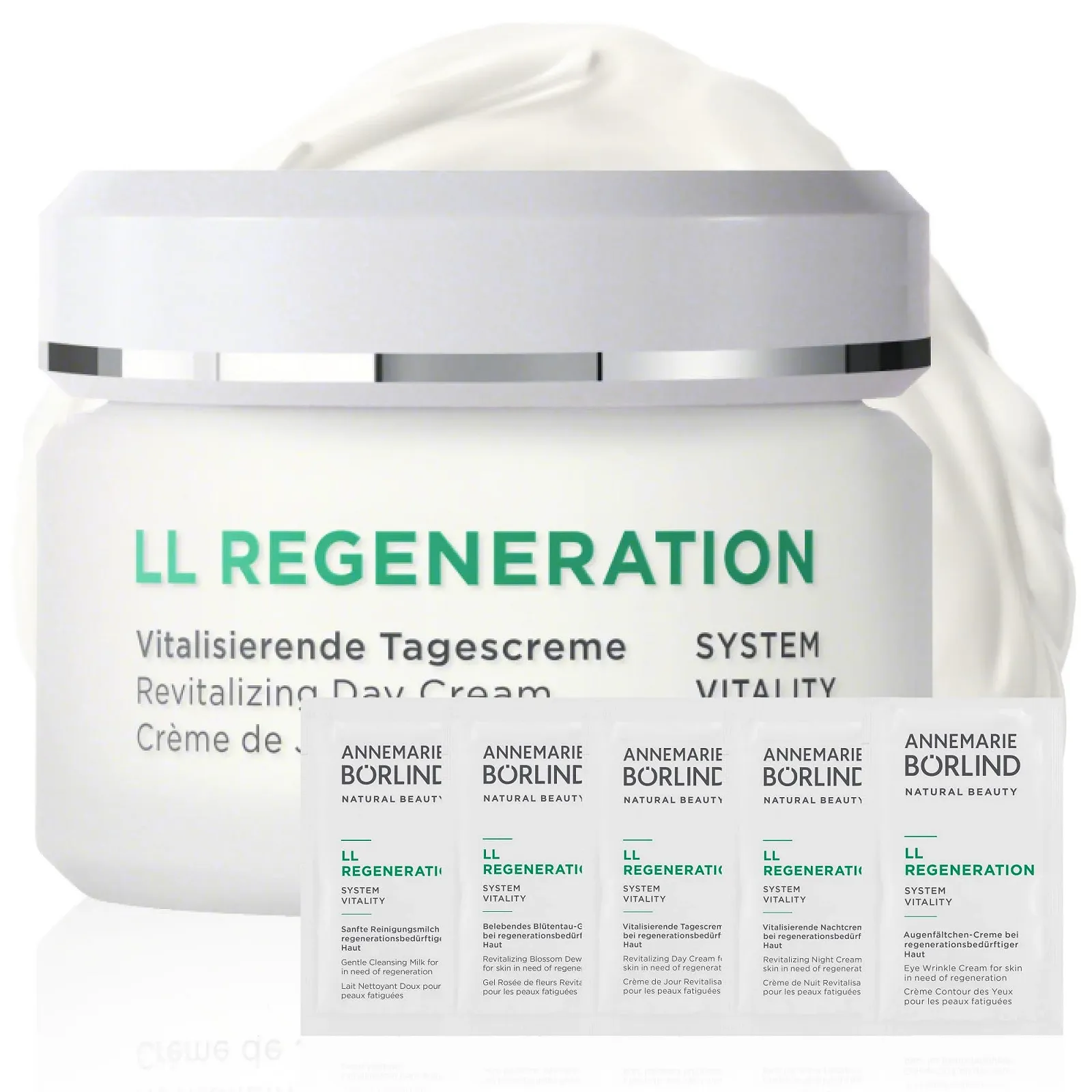 Денний крем ANNEMARIE BÖRLIND LL Regeneration Vitalising Day Cream 50 мл з пробниками, фото №1 Денний крем ANNEMARIE BÖRLIND LL Regeneration Vitalising Day Cream 50 мл з пробниками, фото №1