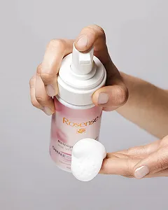 Пенка для умывания Rosense Увлажняющее очищение лица с 91% натуральной розовой водой, веганская 150 мл synthetic.ua - Фото 1