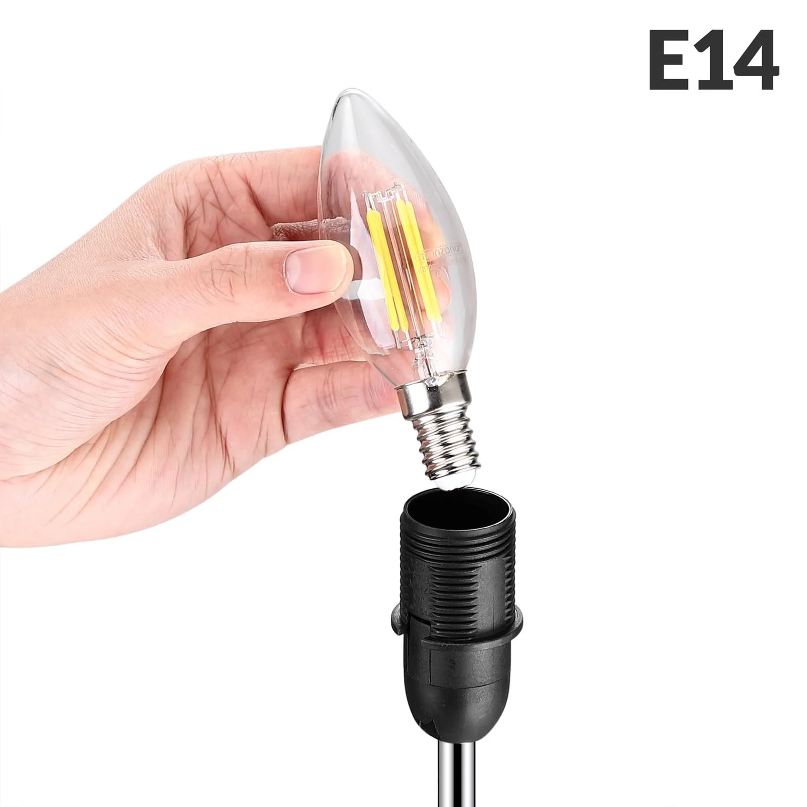 Настільні лампи Monzana Lumiere 32 см E14 Набір 2 шт. Сірий/Тауп/Антрацит/Білий, фото №7