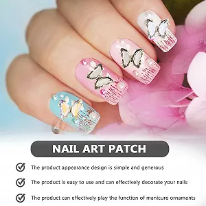 Украшения для ногтей Бабочки 3D Mobestech Мини Бабочки Блестки Декор для ногтей Ювелирные изделия Наклейки для ногтей Украшения для ногтей Наклейки для ногтей для женщин Девушек synthetic.ua - Фото 1