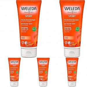 Гель для душу WELEDA Organic Sport Vegan з арнікою та ароматом розмарину/лаванди 200 мл - Фото 1