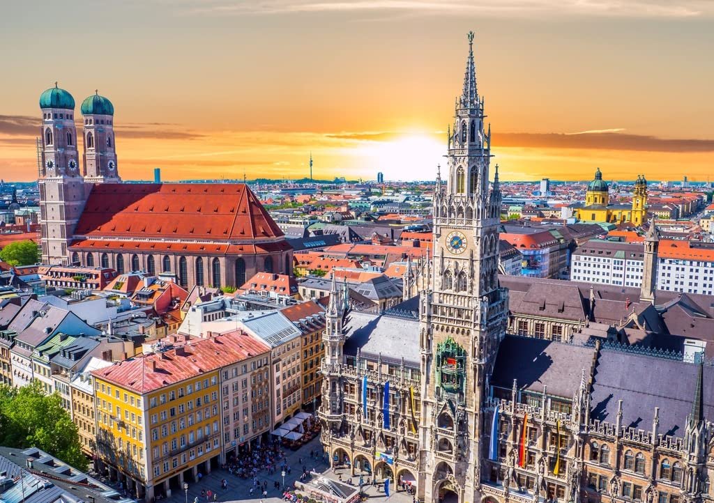 Пазл Lais Puzzle Munich at Sunset 1000 деталей, фото №3