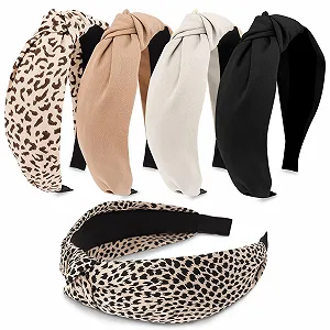 Обруч на голову TELAIN с центральным узлом, набор из 5 штук - Фото 1