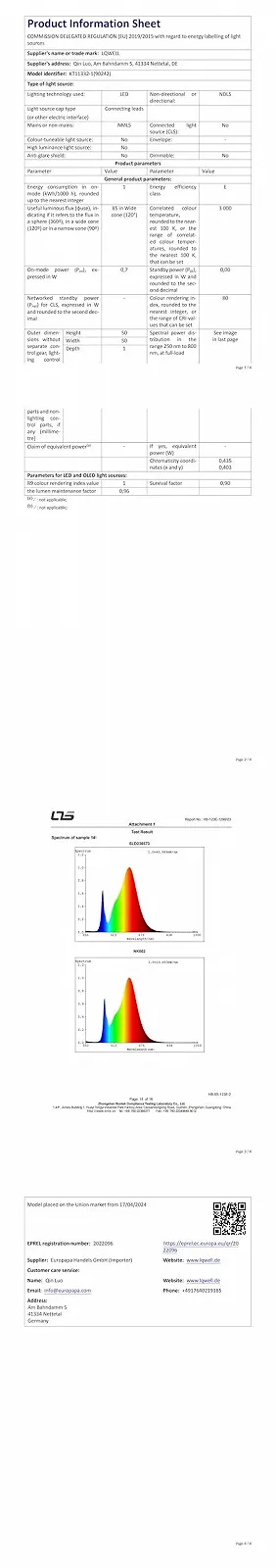 Настільна лампа LQWELL KT11332-1B Touch Type C USB Black, фото №15