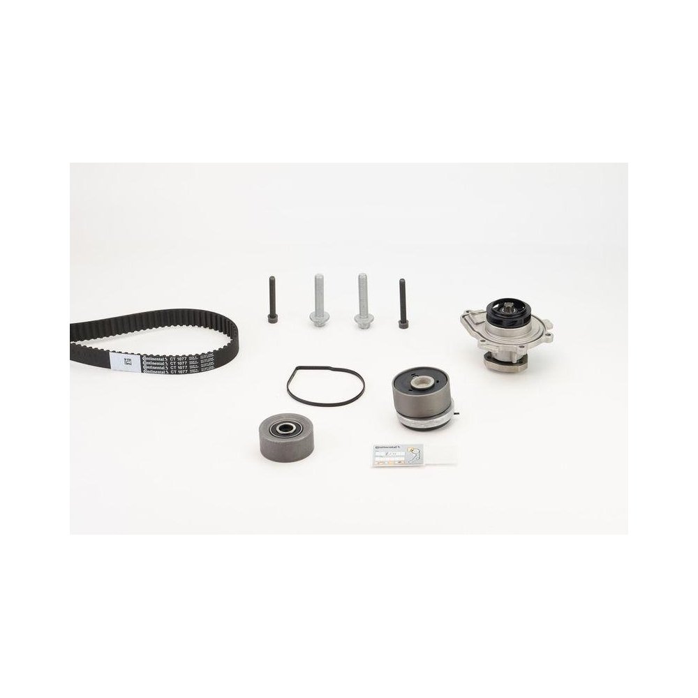 Водяний насос + комплект ременя ГРМ CONTINENTAL CTAM CT1077WP2 для ALFA ROMEO FIAT, фото №2
