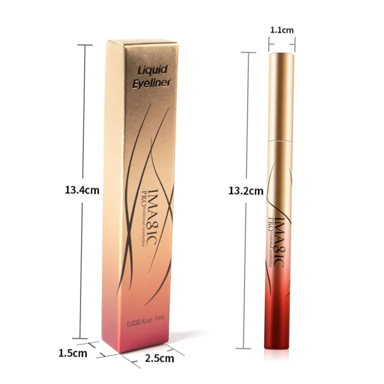 Рідка Підводка Angoily Чорний, фото №3