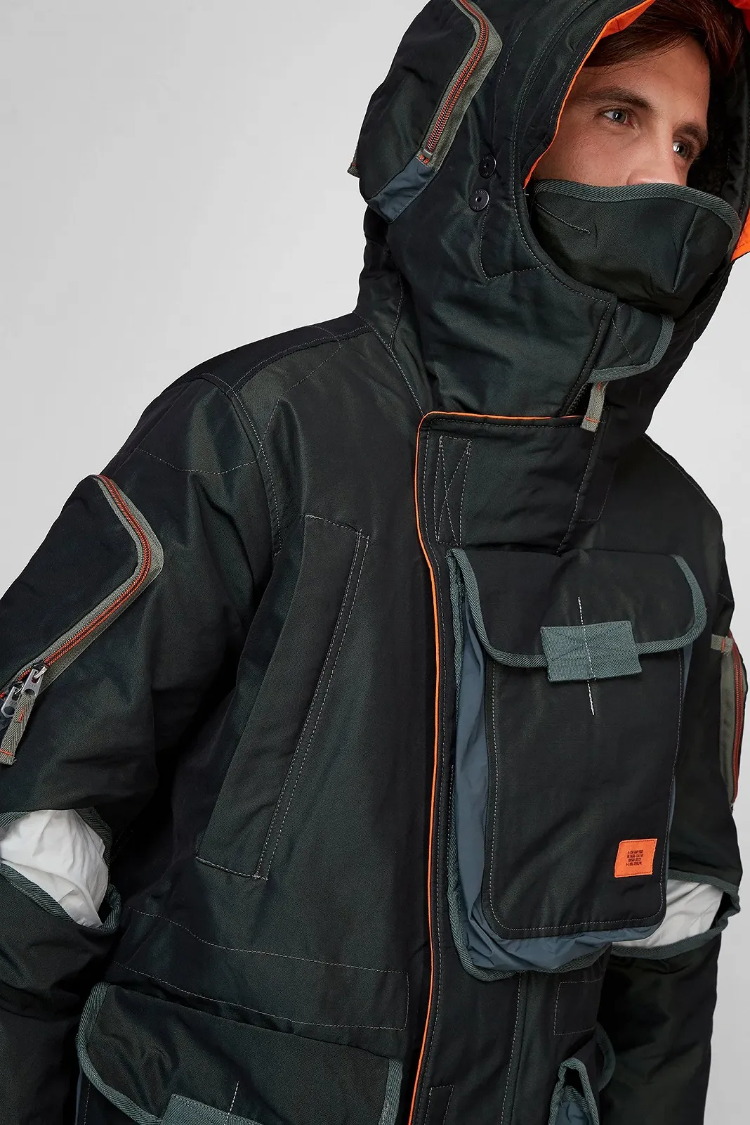 Мужская парка G-Star RAW E luggage parka - XL, фото №5 Мужская парка G-Star RAW E luggage parka - XL, фото №5