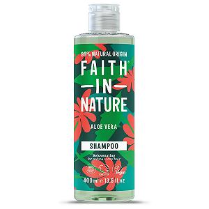 Шампунь Faith In Nature Aloe Vera Зміцнюючий Для нормального та сухого волосся 400 мл - Фото 1