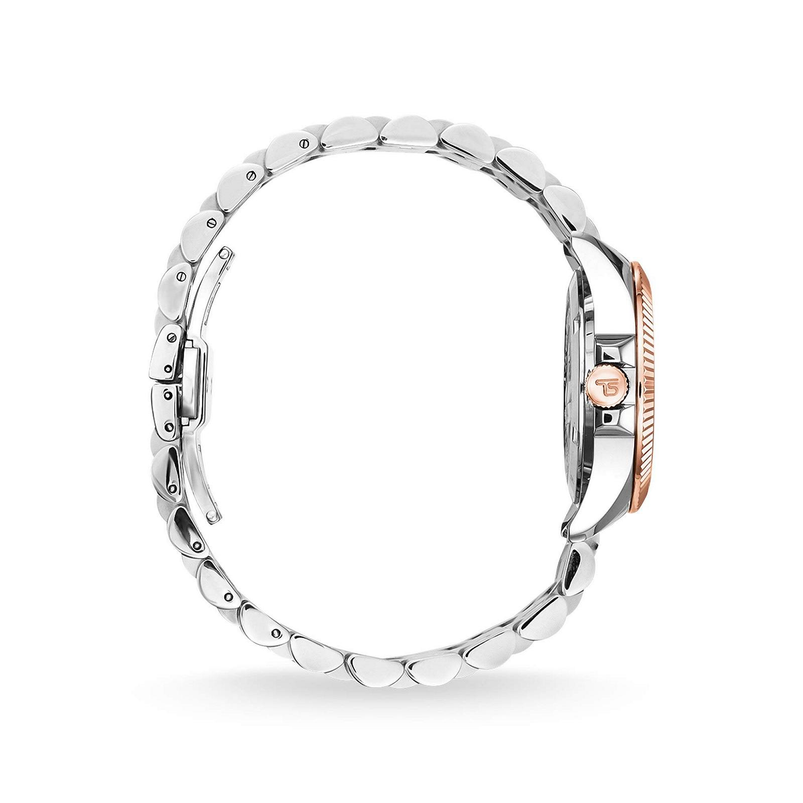 Жіночий браслет Thomas Sabo WA0371-277-201-33 MM, двоколірний, рожеве золото, срібло, аналоговий, кварцовий, нержавіюча сталь, фото №2