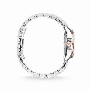 Жіночий браслет Thomas Sabo WA0371-277-201-33 MM, двоколірний, рожеве золото, срібло, аналоговий, кварцовий, нержавіюча сталь synthetic.ua - Фото 1