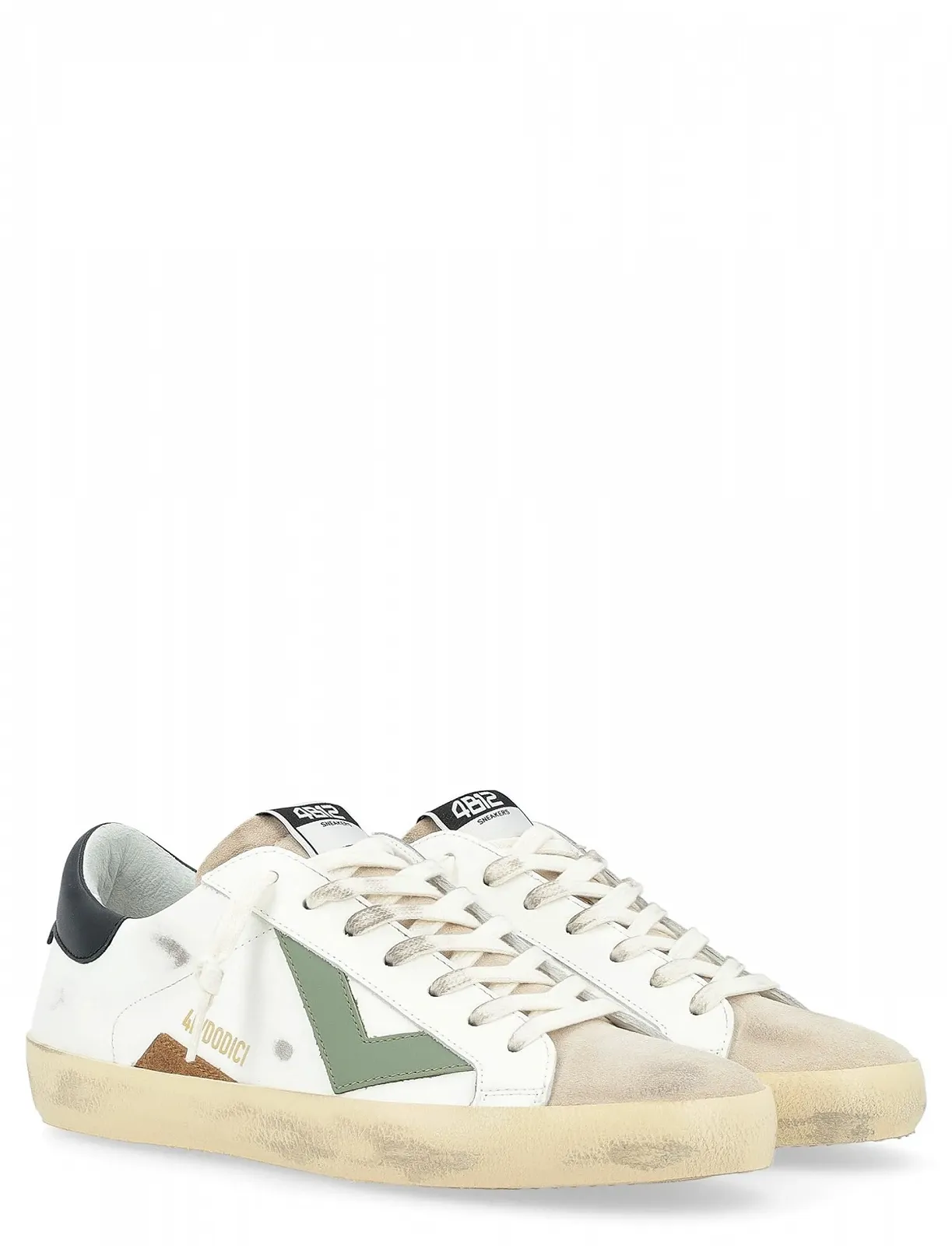 Кросівки SUPRIME-U203 4B12 Uomo Pelle Bianco/Salvia, фото №2 Кросівки SUPRIME-U203 4B12 Uomo Pelle Bianco/Salvia, фото №2