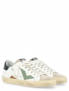 Кросівки SUPRIME-U203 4B12 Uomo Pelle Bianco/Salvia synthetic.ua - Фото 1