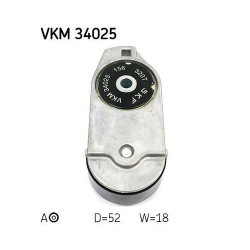 Натяжитель ремня, поликлиновой ремень SKF VKM 34025 для FORD JAGUAR, фото №2