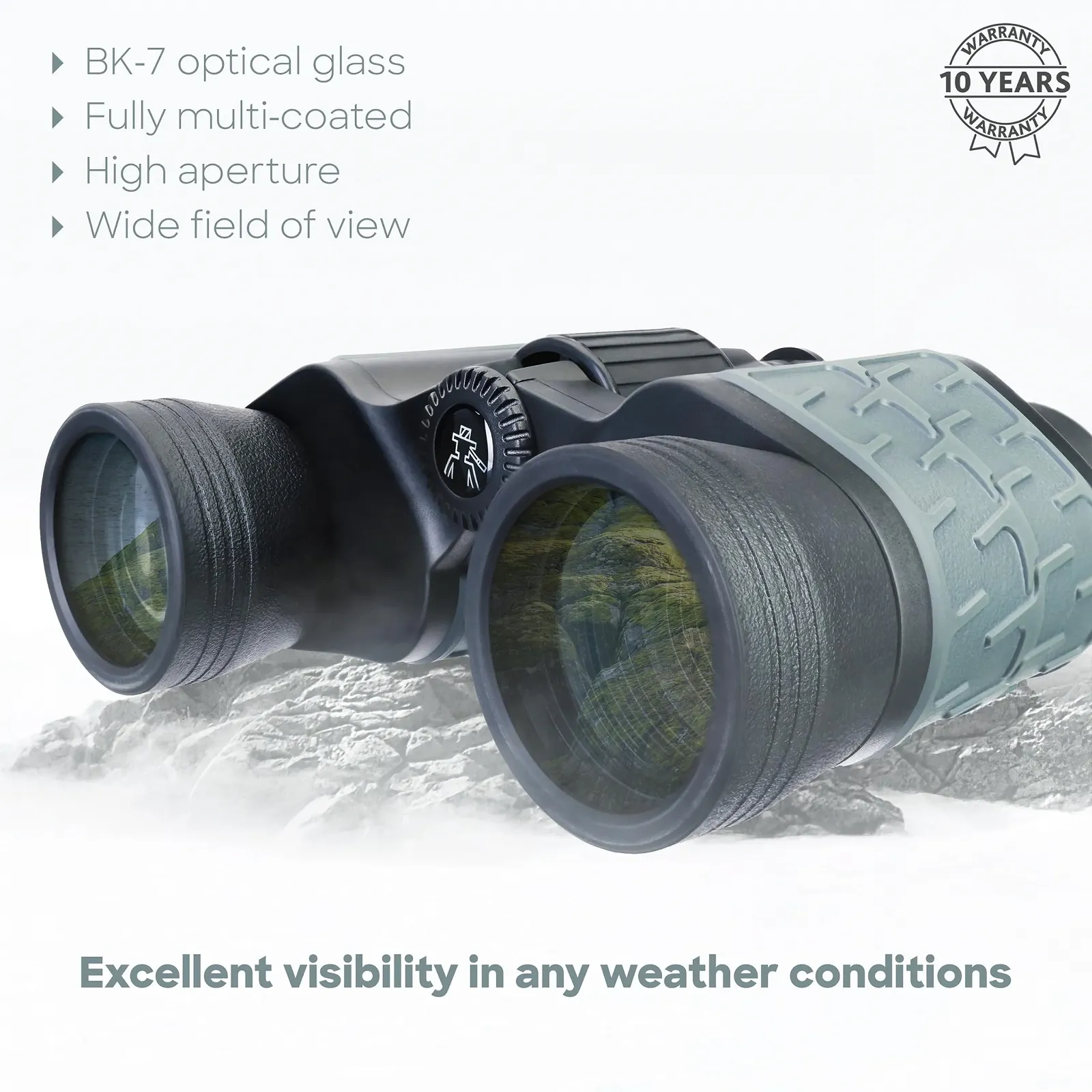 Бінокль Discovery Flint 8 x 40 Porro Prism BK-7 Aluminium, фото №4