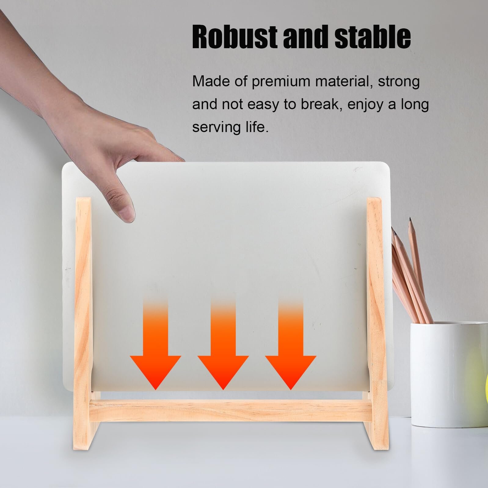 Подставка для ноутбука деревянная эргономичная с циркуляцией воздуха стабильная, фото №8