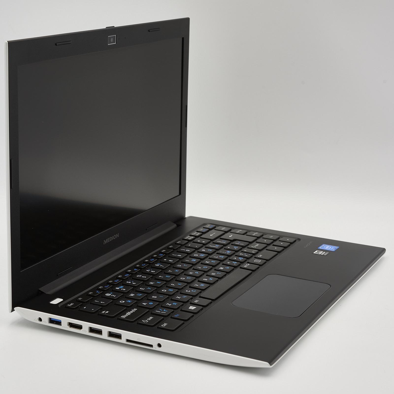 Ноутбук Medion Akoya S4219 Intel Celeron N3060 ОЗУ 4 ГБ eMMC 64 ГБ Intel HD Graphics IPS FullHD Win10, фото №3
