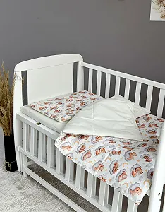 Постіль у дитяче ліжечко 3 пр. Сон Ведмедики на хмаринках - Фото 1