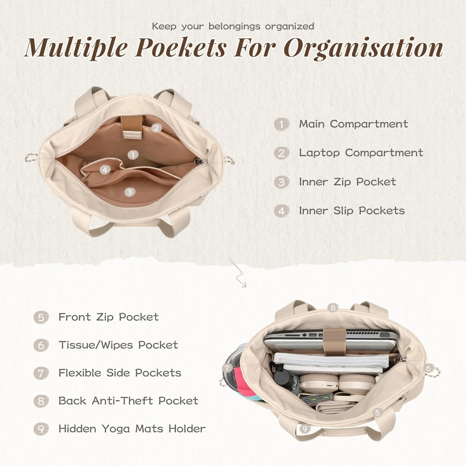 Рюкзак-трансформер GOLF SUPAGS Convertible Yoga Bag стьобаний, фото №3 Рюкзак-трансформер GOLF SUPAGS Convertible Yoga Bag стьобаний, фото №3