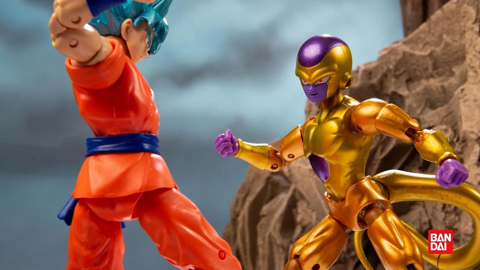 Фігурка Bandai Dragon Ball Super Golden Freezer проти Super Saiyan Blue Goku 17 см, фото №17